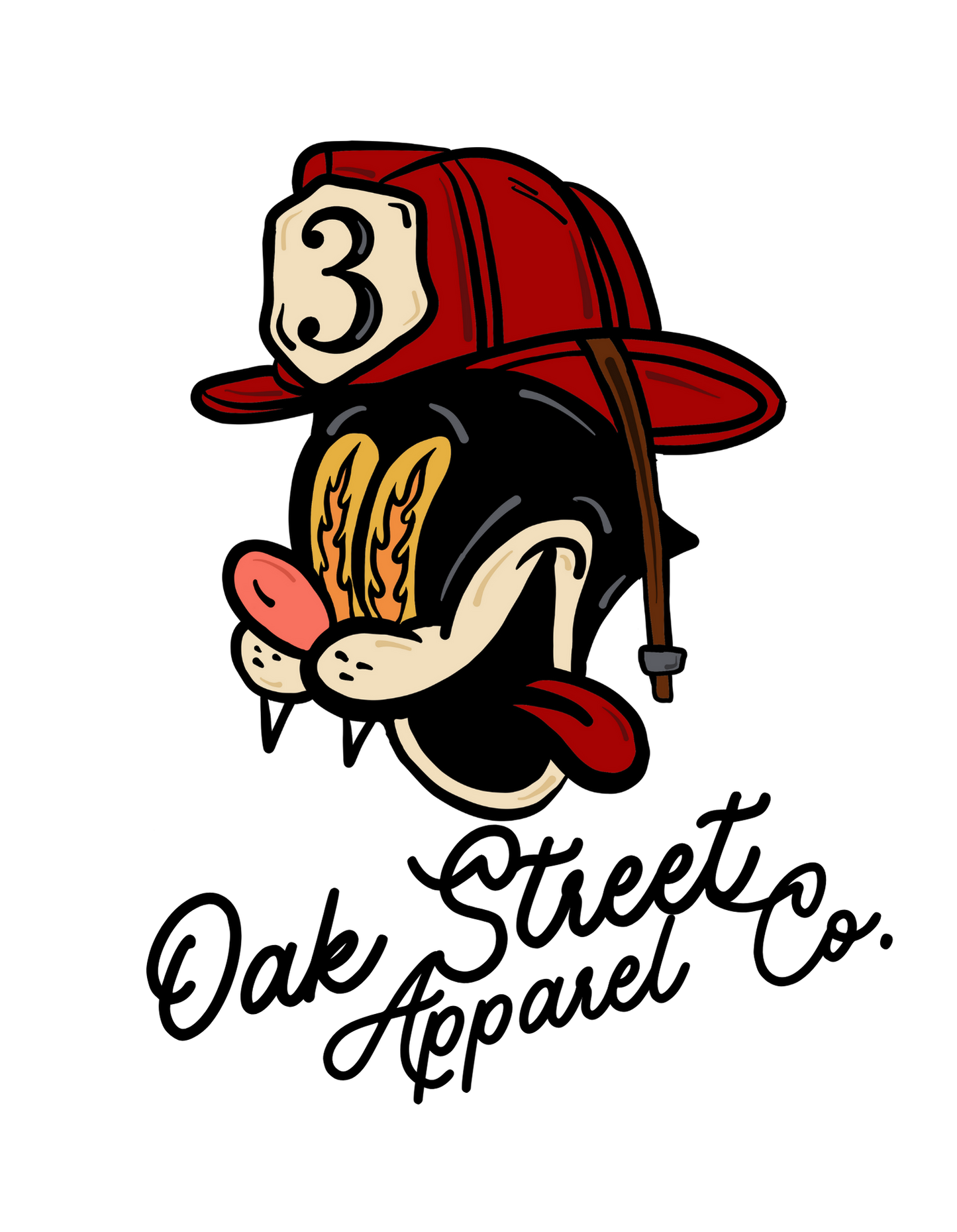 Feel the Heat Firefighter 3" Sticker