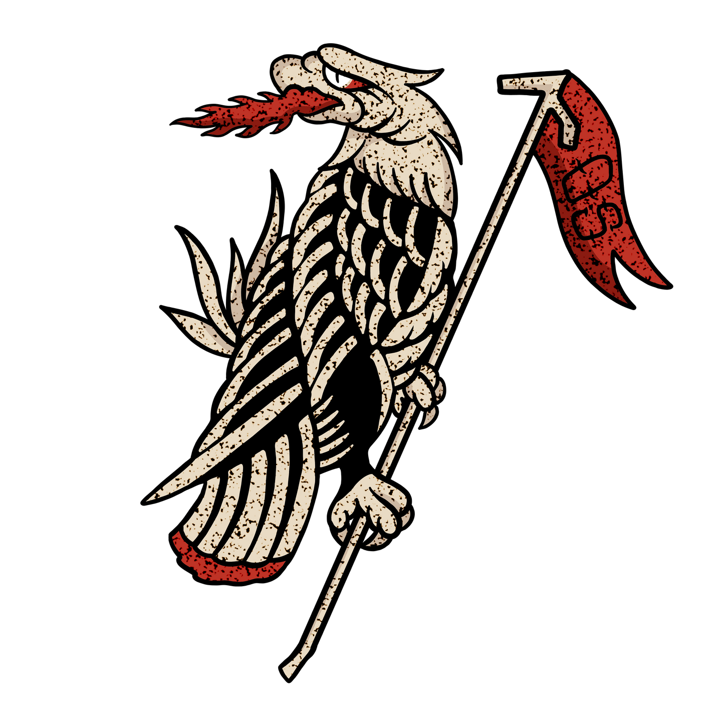 New York Eagle Firefighter Shirt (Front and Back)