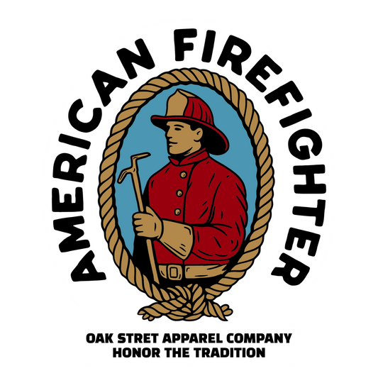 American Firefighter 3" Sticker
