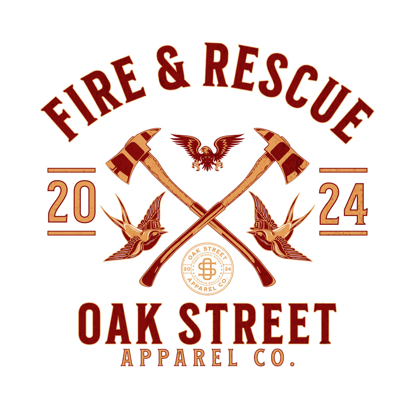 OSA Fire & Rescue Firefighter Shirt (Front Only)