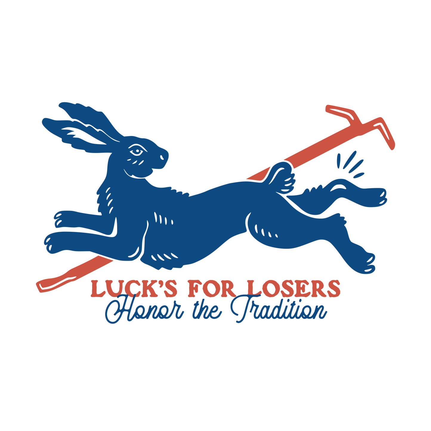 Luck's For Losers Firefighter 3" Sticker