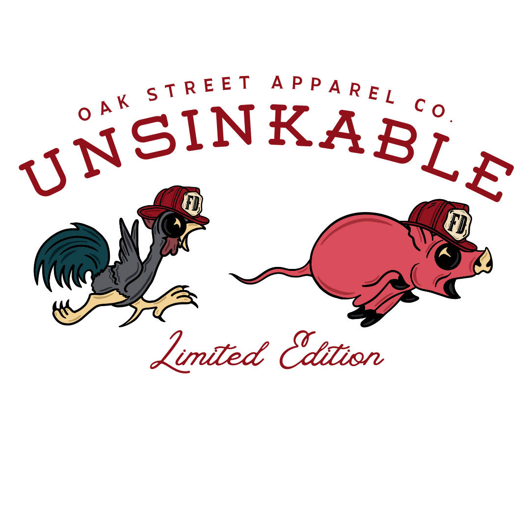 Unsinkable Firefighter Hoodie (Front Only)