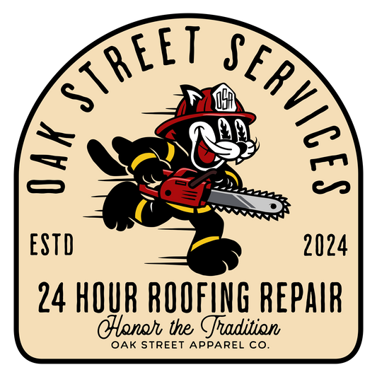 24 Hour Roofing Firefighter 3" Sticker
