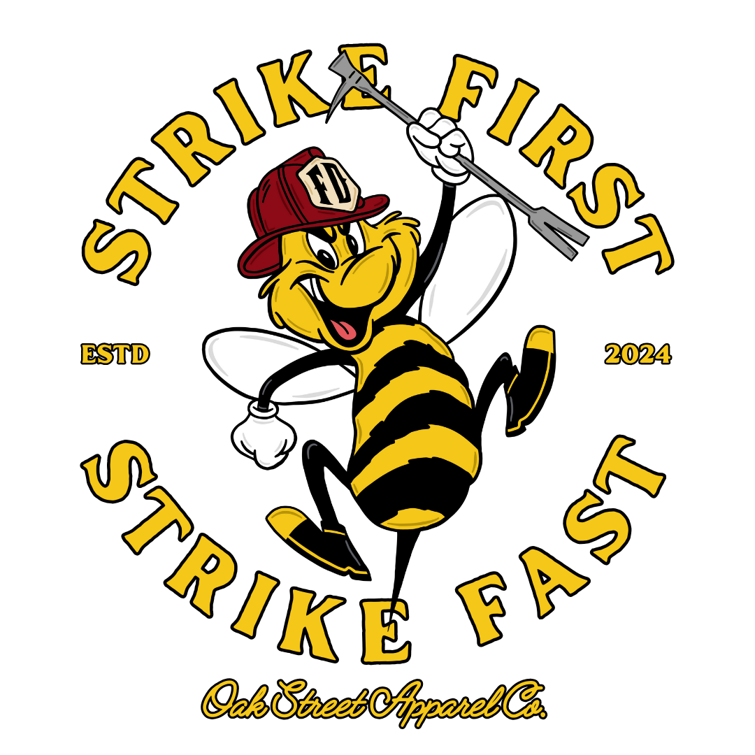 Strike First Firefighter Shirt (Front and Back)