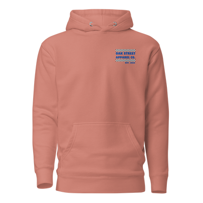 enjoy-the-ride-police-hoodie-dusty-rose-front