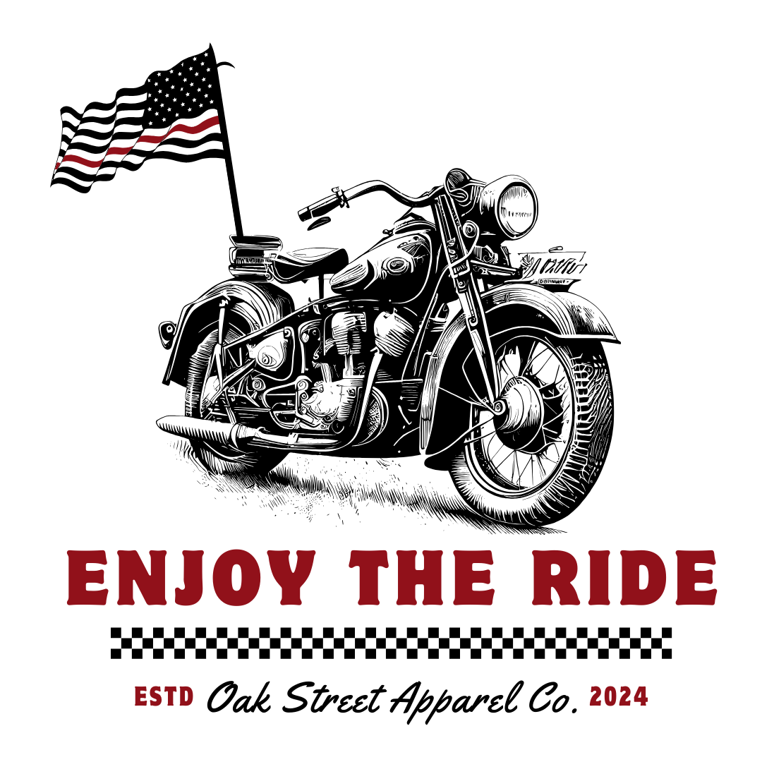 Enjoy the Ride Firefighter Shirt (Front and Back)