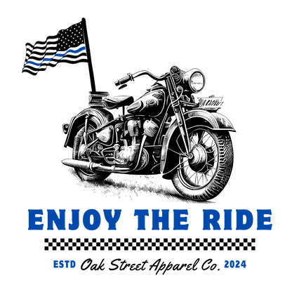 Enjoy the Ride Police Shirt (Front and Back)