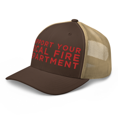 Support Your Local Fire Dept. Hat