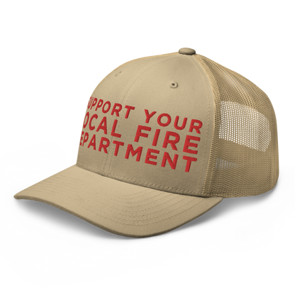 Support Your Local Fire Dept. Hat