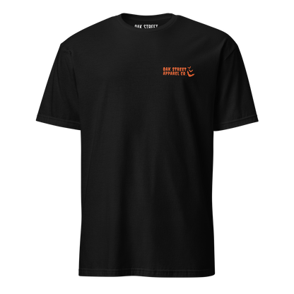 skeleton crew halloween firefighter shirt black front
